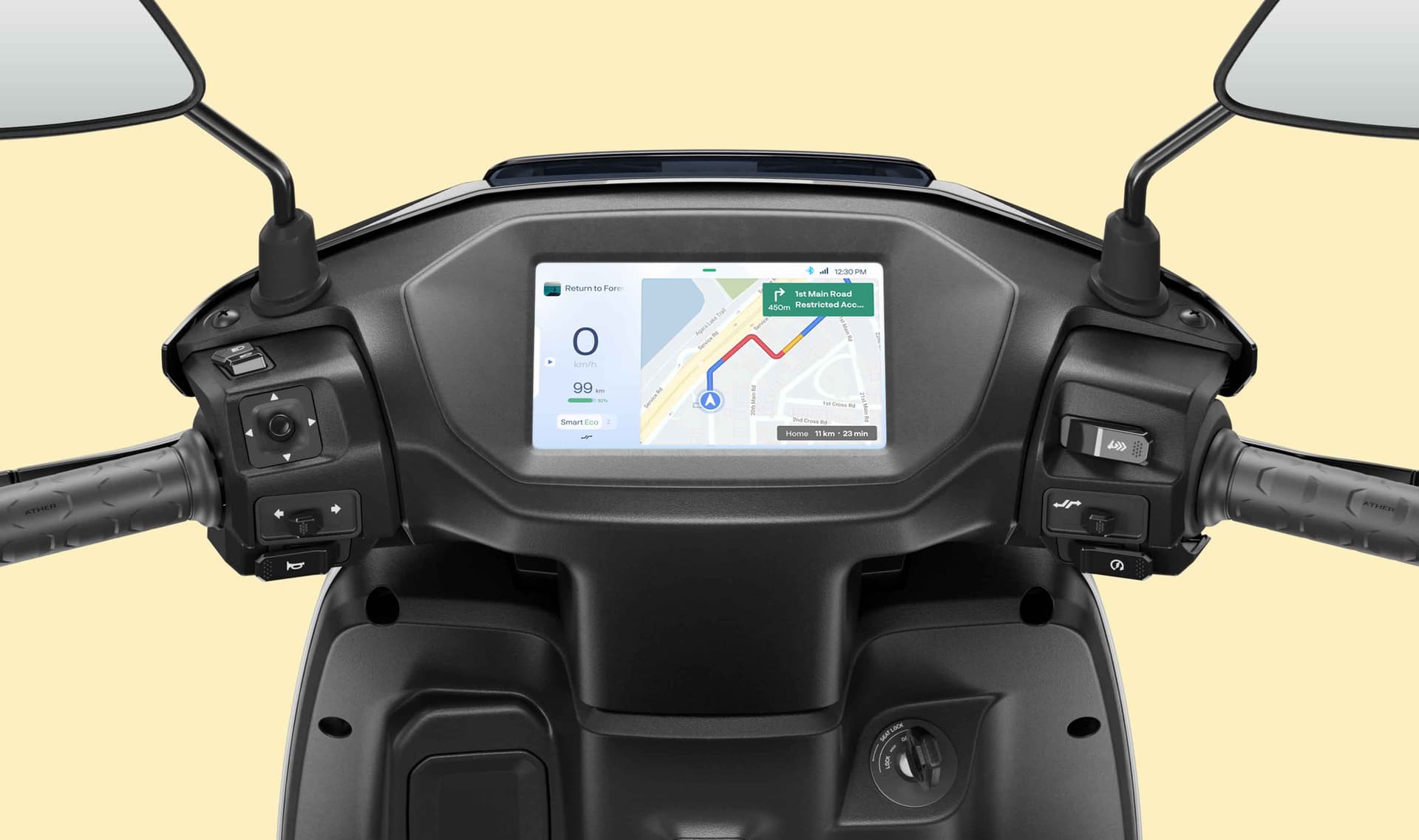 Rizta E Scooter Dashboard